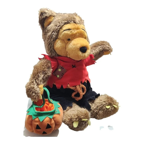 Winnie The Pooh Plush Werewolf Costume Disney Store 12" - Picture 3 of 8